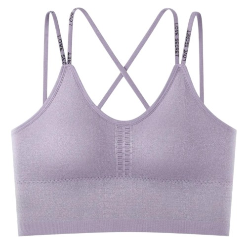 Woman Bra Crop Top Purple Woman Bra Crop Top Purple