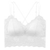 Woman Bra Cross Back Lace White Woman Bra Cross Back Lace White