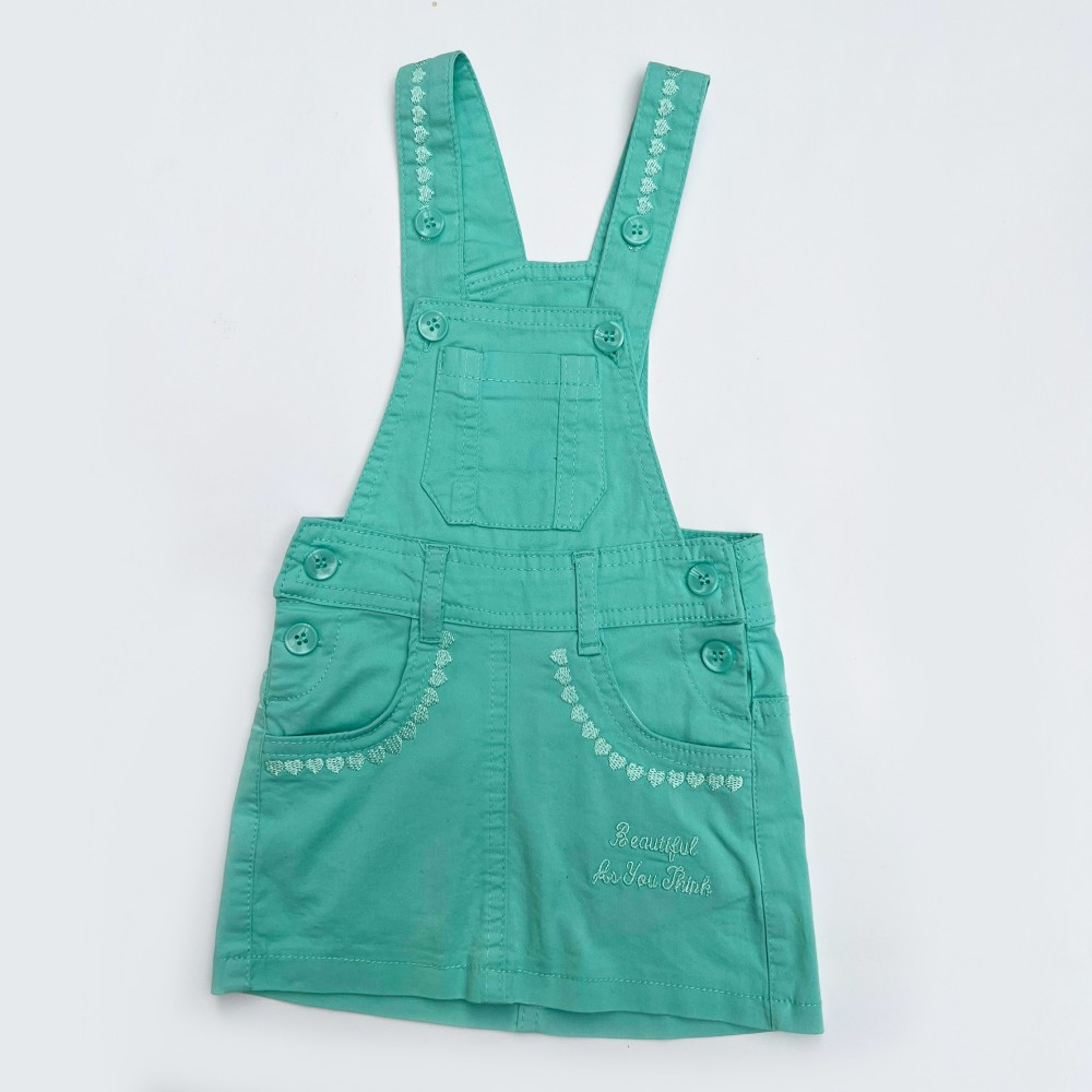 Girls Salopette Green Girls Salopette Green