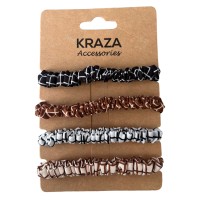 Hair Elastic Ties  Assorted 4