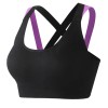 Sports Bra Woman Tank Crop Top Black