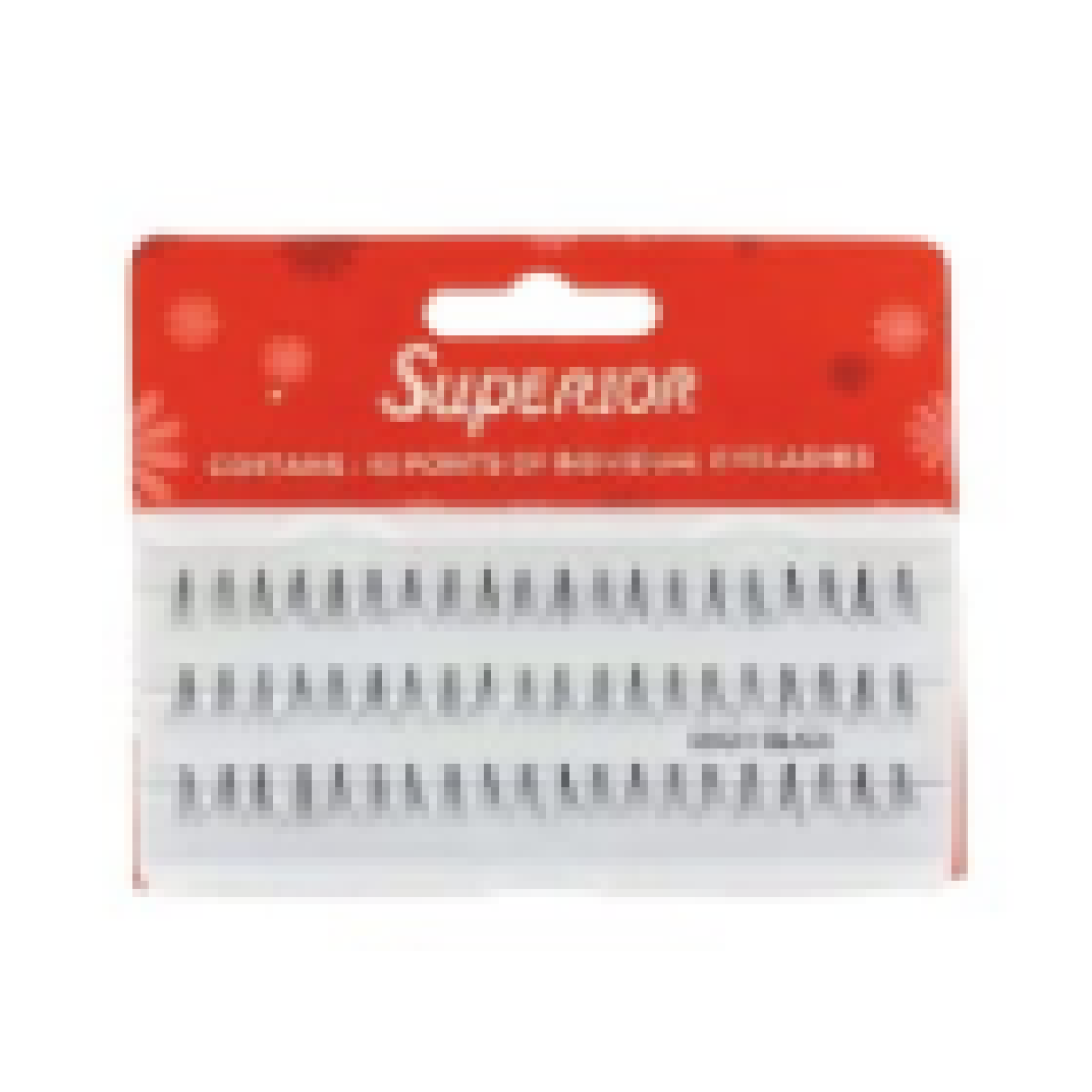Superior Eyelashes Medium Double Black