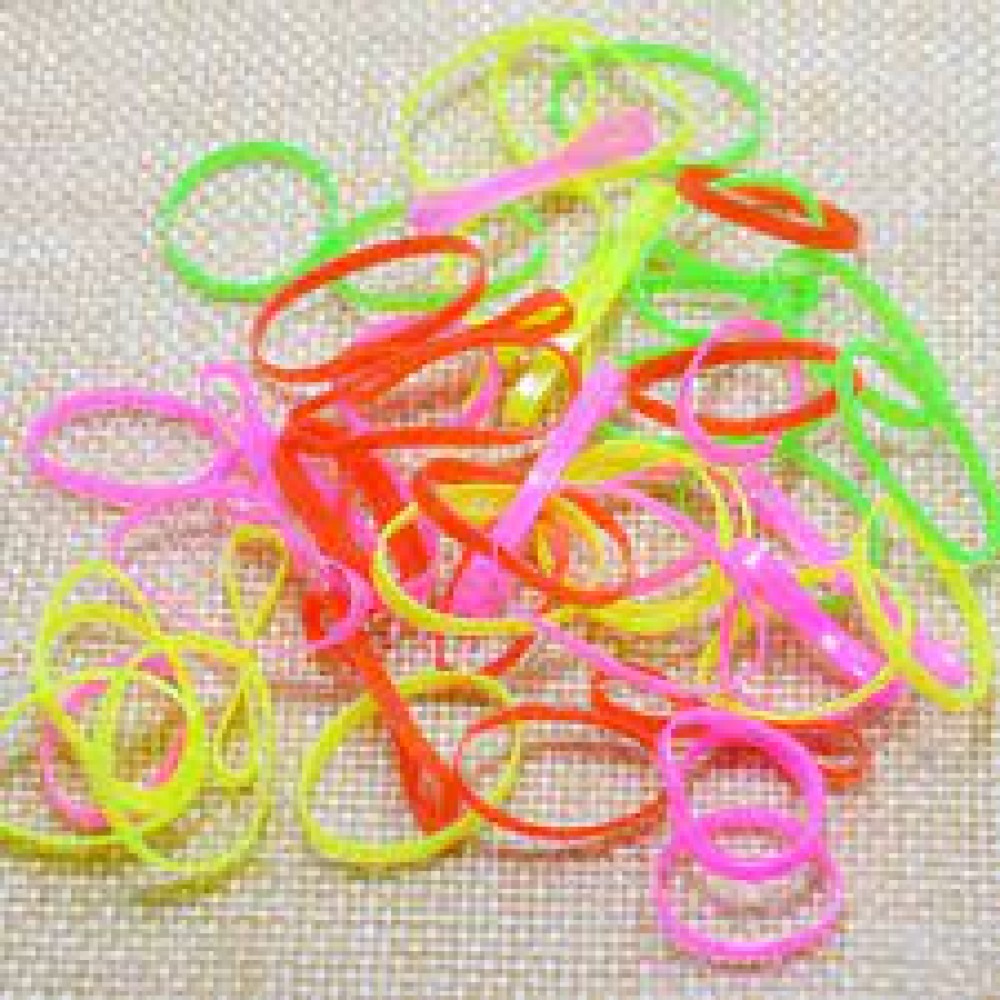 Hair Small Elastic Ties  - 12 PCS