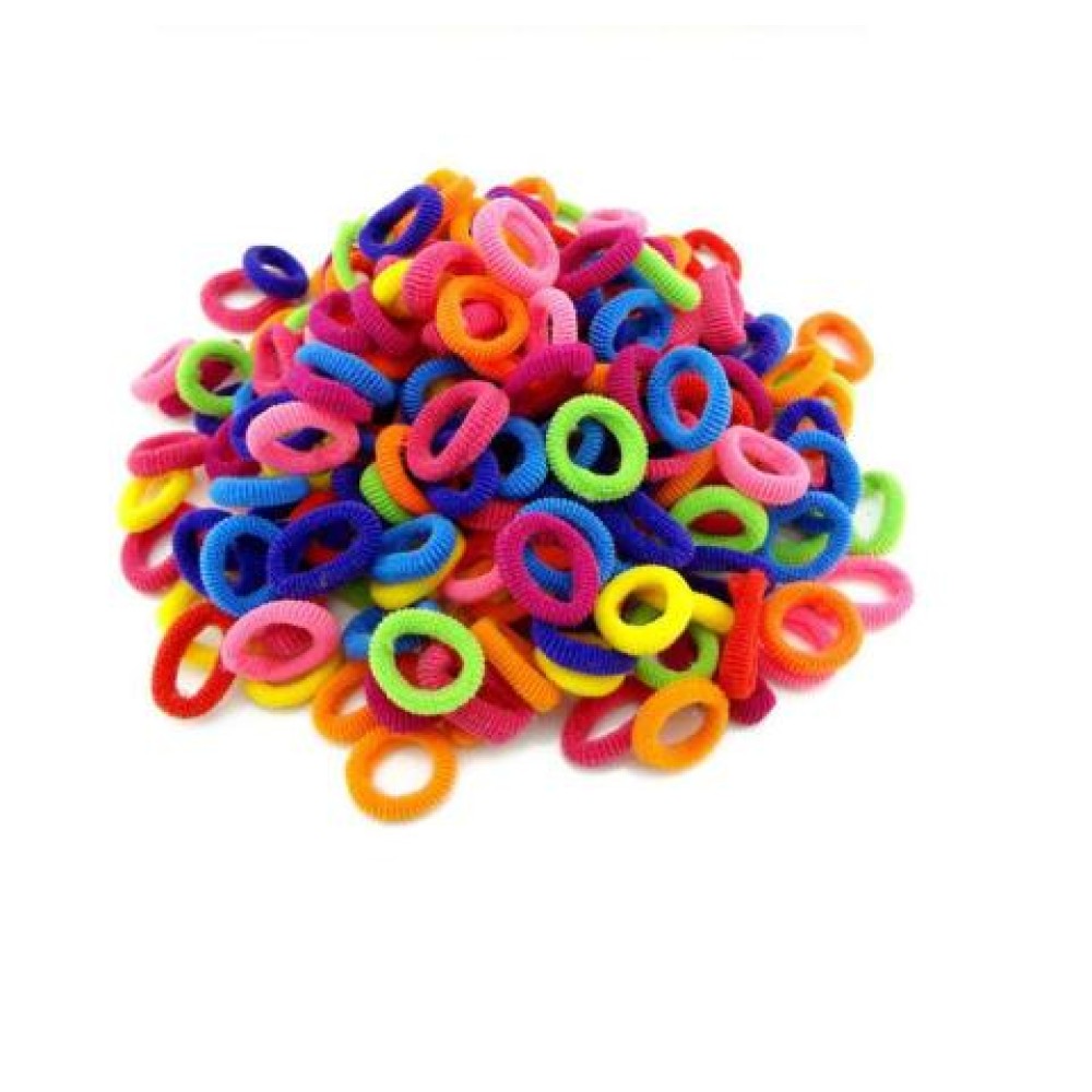 Hair Ties Mini Colored - 10 PCS