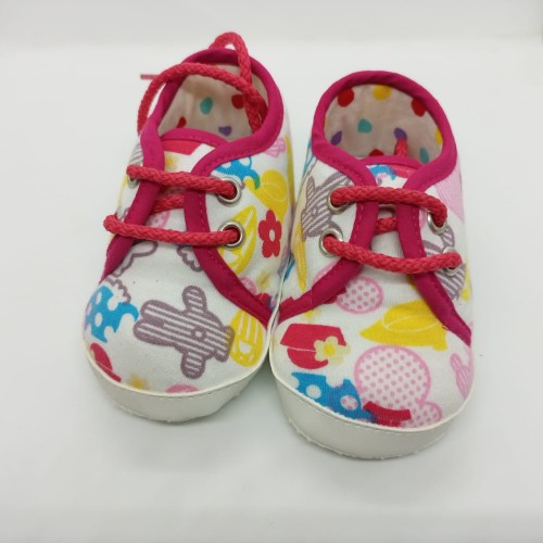 First Step Newborn Girl Shoes - Fuchsia First Step Newborn Girl Shoes - Fuchsia